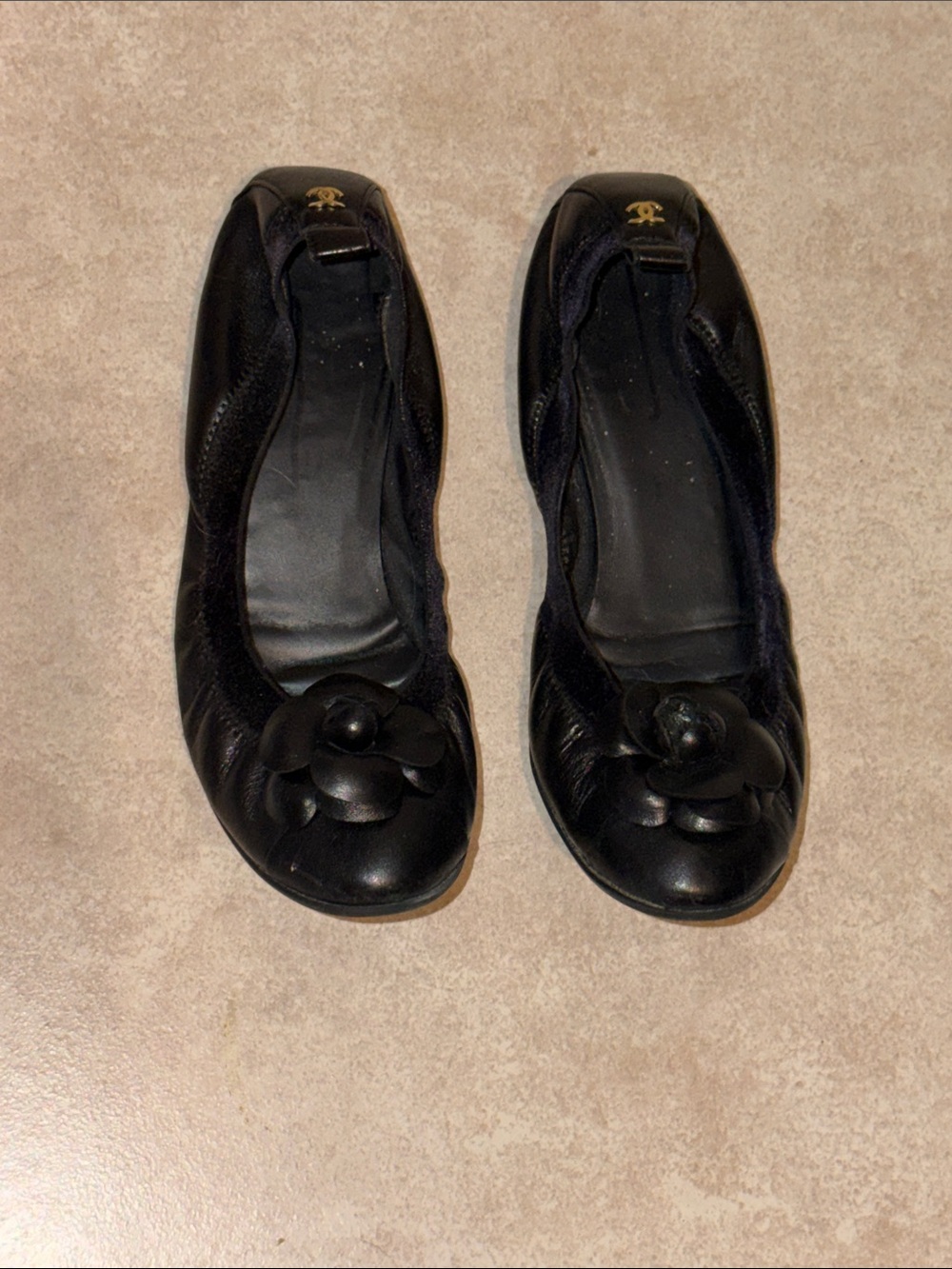 Chanel Camelia Ballet Flats